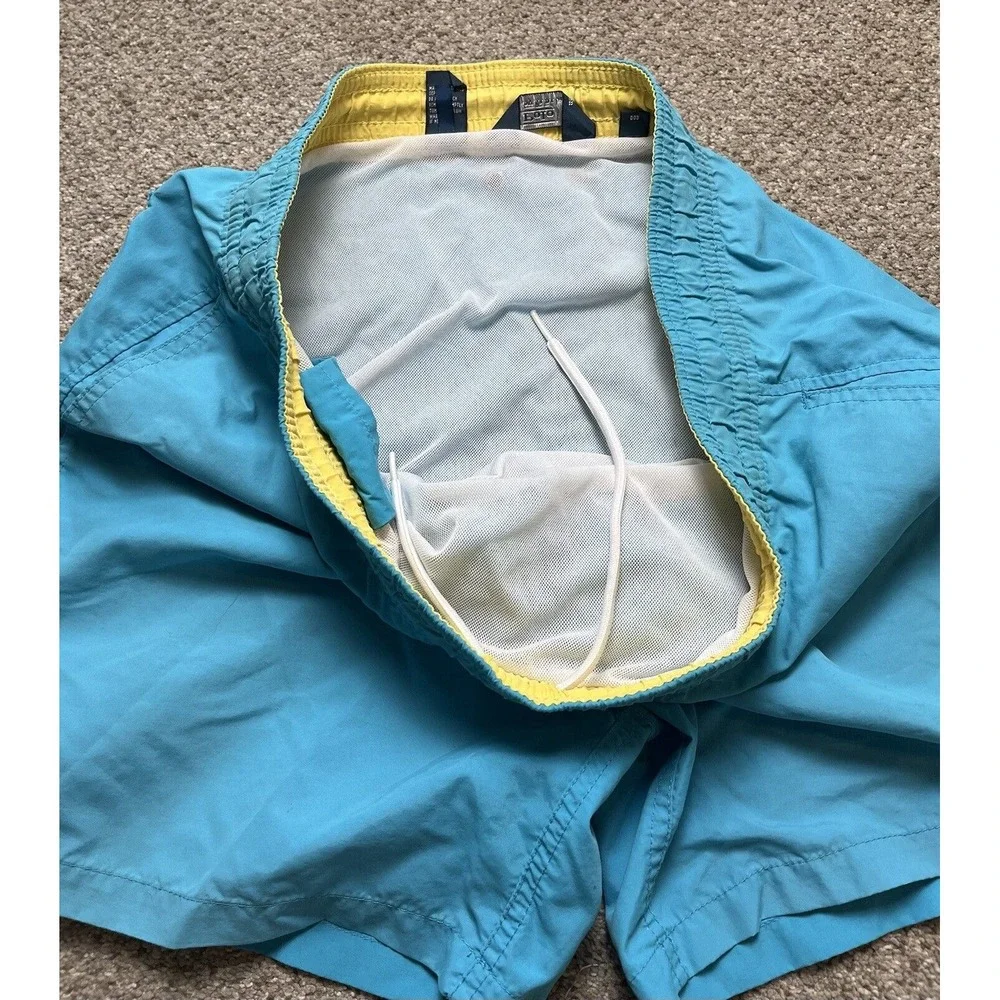 Polo Ralph‎ Lauren Men's Swim Trunks Shorts With Liner Size Medium/M Blue